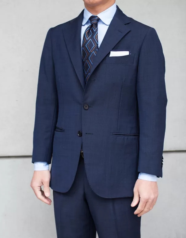 サンプルスーツ放出！オーダースーツ ブルー無地スーツ ネイビースーツ